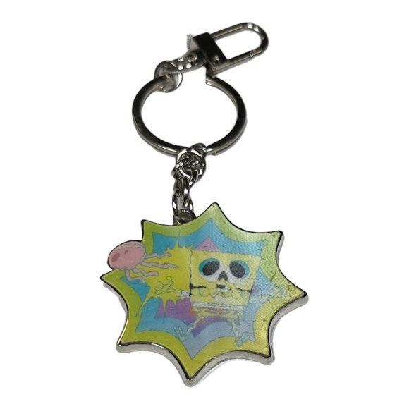 Universal Studios Spongebob Squarepants Jellyfish Shock Lenticular Keychain - Picture 1 of 1